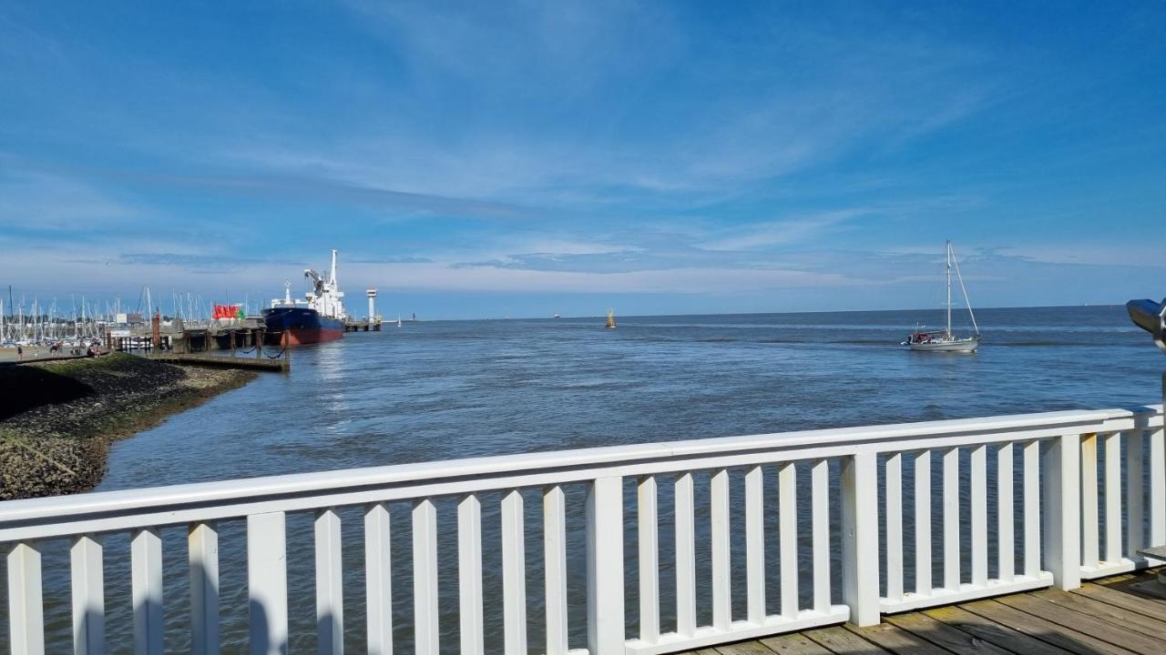 Fewo-Elbsicht-405 Cuxhaven Eksteriør bilde